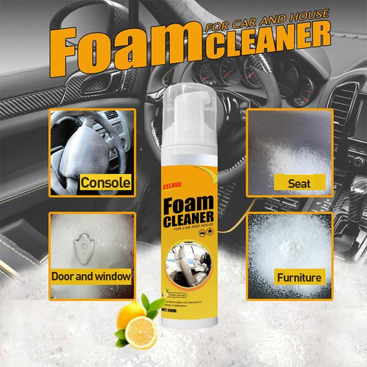 Multi-Surface Foam Cleaner | Fast-Acting Stain Remover for Home & Car