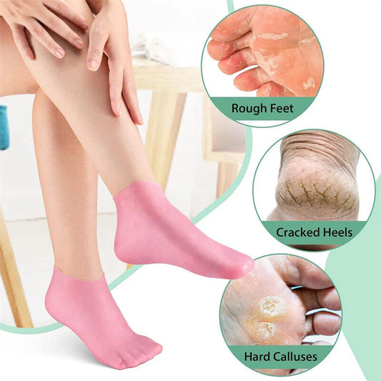 High Quality Silicone Socks | For Rough & Craked Feet